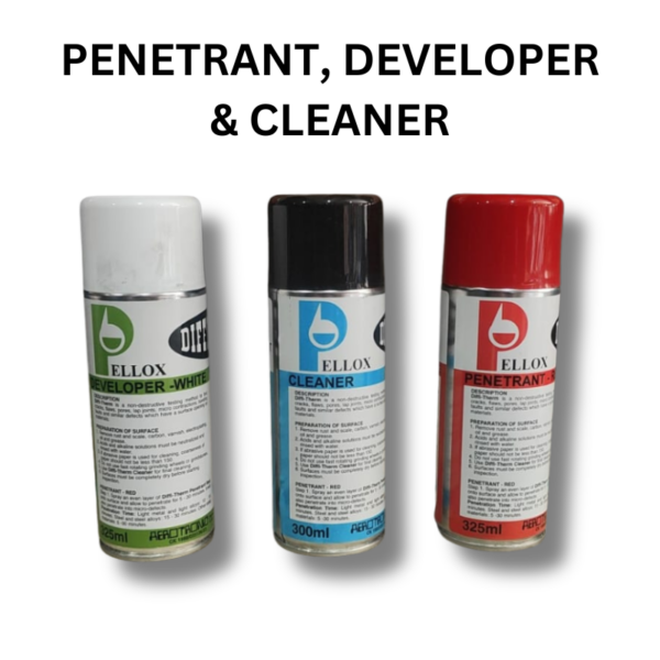 Red Penetran Developer Penetrant, Developer & Cleaner - Sahara Welding Equipment