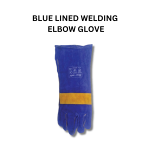 Blue Lined Welding Elbow Glove