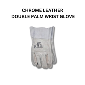 Chrome Leather Double Palm Wrist Glove