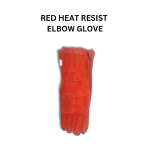 Red Heat Resist Elbow Glove